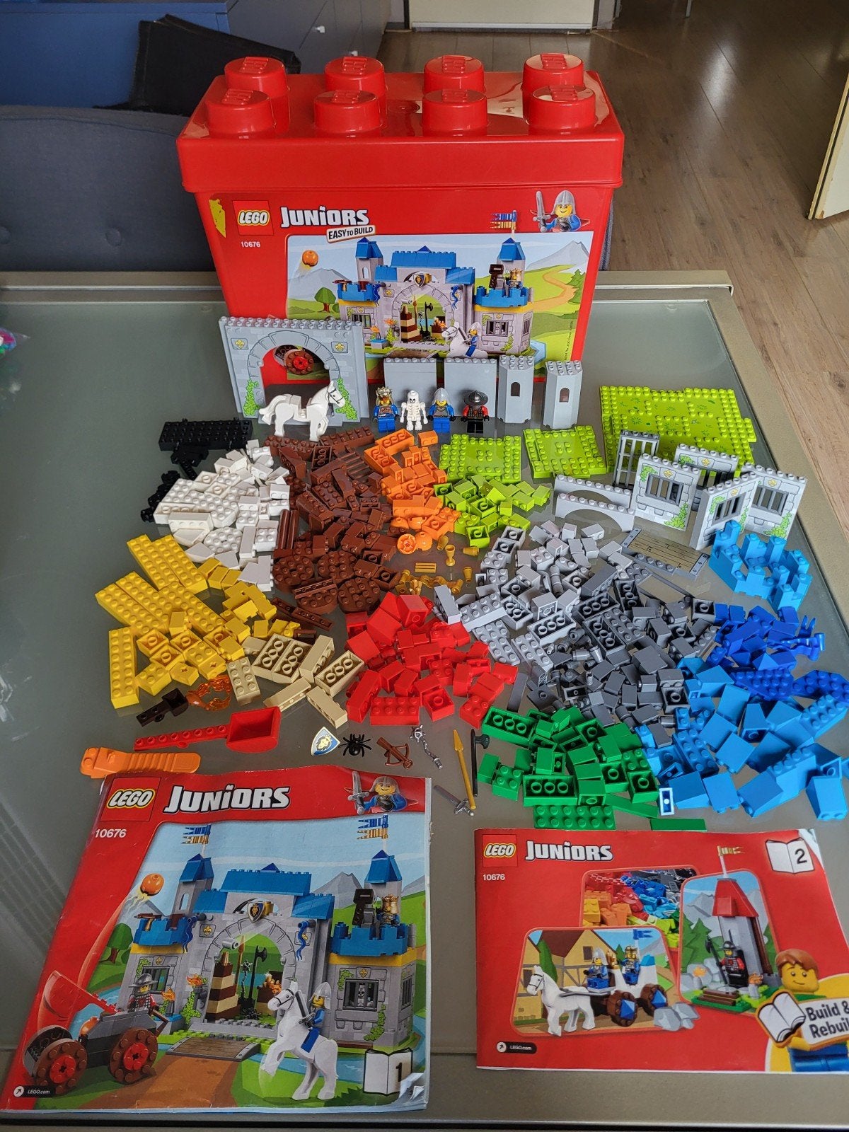 Lego Juniors 10676 Kasteel met ridders., Overige thema's, Lego, Ophalen of Verzenden, Zo goed als nieuw