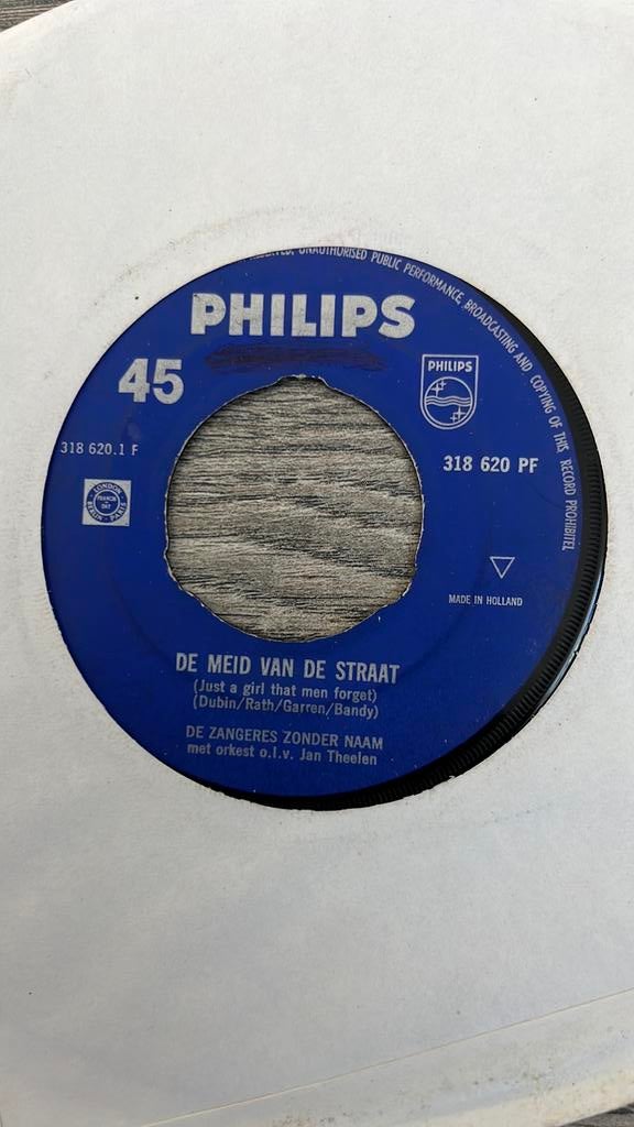 Zangeres zonder Naam - de meid van de straat, Cd's en Dvd's, Ophalen of Verzenden, Zo goed als nieuw, Overige formaten, Levenslied of Smartlap