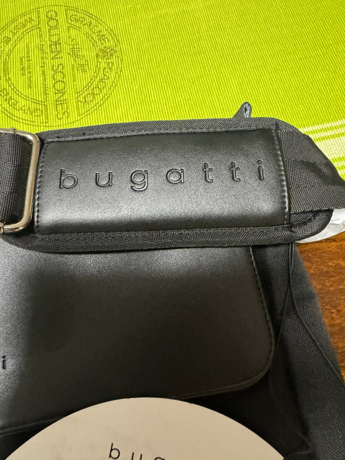Zwarte Messenger bag/ tas, Overige materialen, Ophalen of Verzenden, Zo goed als nieuw, 70 cm of meer