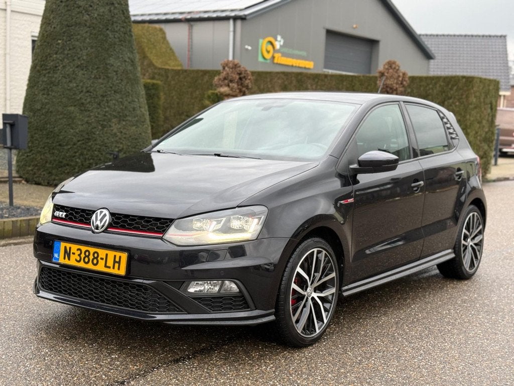 Volkswagen Polo 1.8 TSI GTI 2017 Led/Navi/Clima/Lmv, Gebruikt, Euro 6, Zwart, Bedrijf