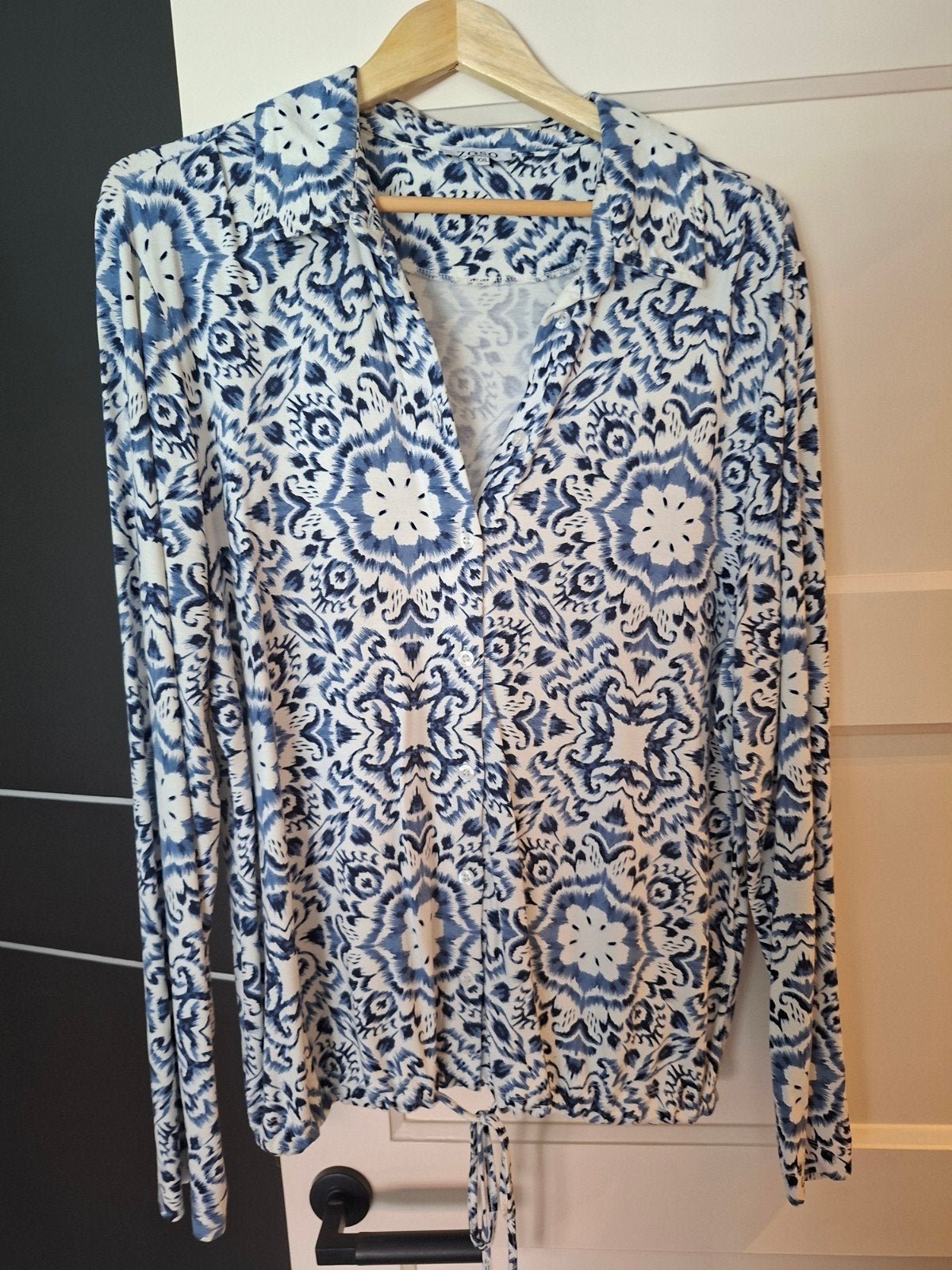 Zoso blouse XXL, Blauw, Maat 46/48 (XL) of groter, Ophalen of Verzenden, Zo goed als nieuw