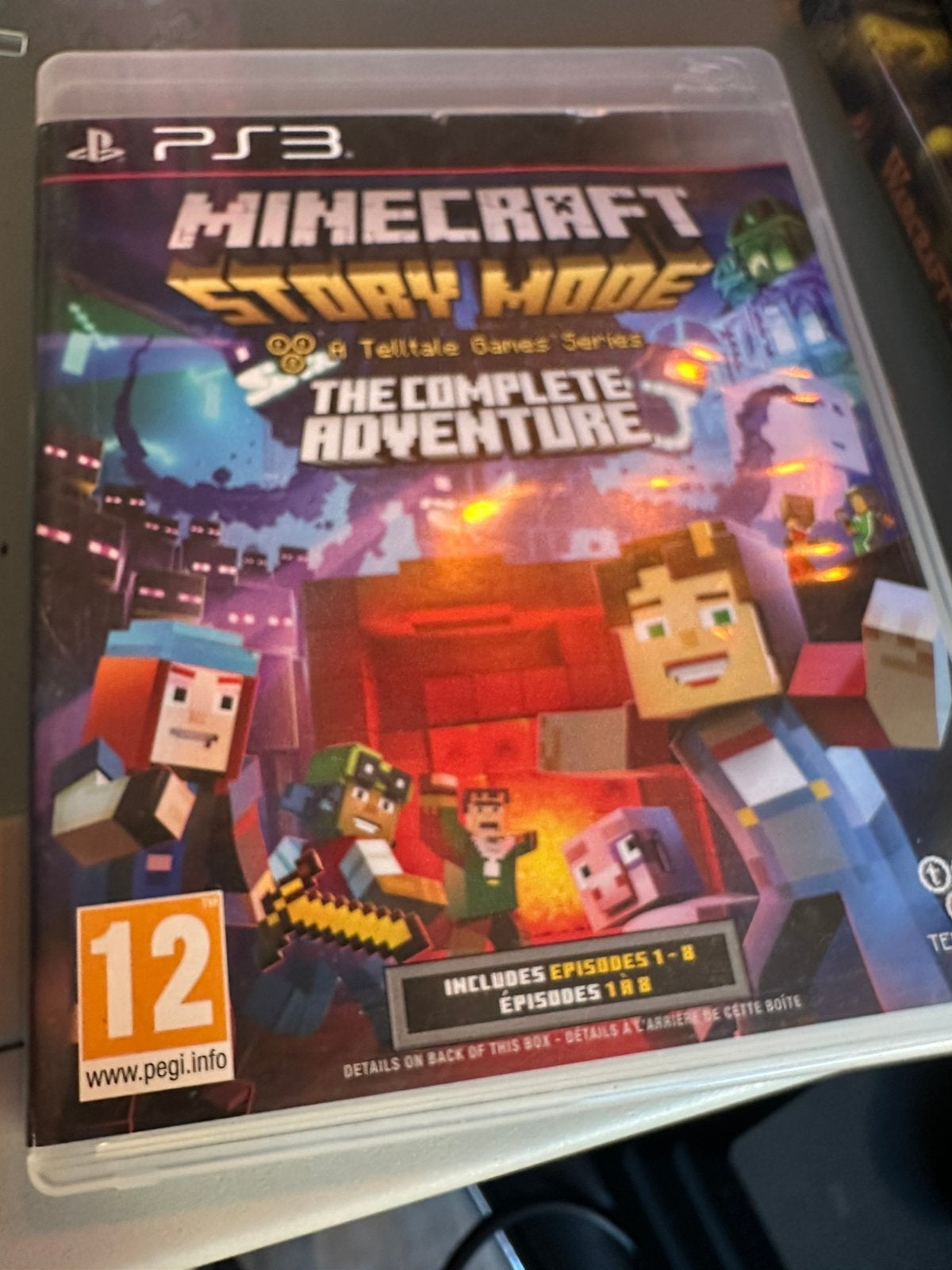 Minecraft story mode the complete adventure, Ophalen of Verzenden, Zo goed als nieuw