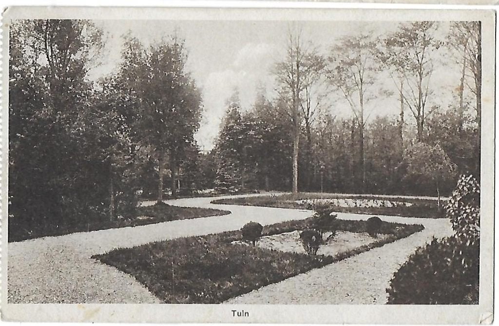 Noordwijkerhout Tuin Retraitehuis Oude Ansichtkaart B312, Ophalen of Verzenden, 1940 tot 1960, Gelopen