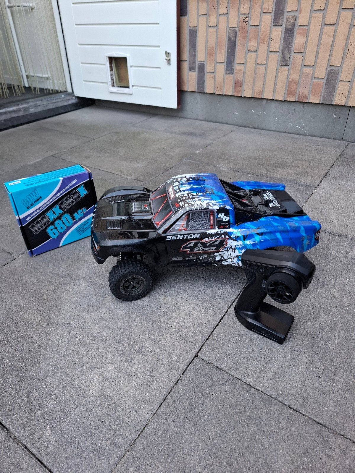 Arrma Senton 4x4 BLX met upgrades (eventueel RTR), Elektro, Gebruikt, Auto offroad, Ophalen of Verzenden