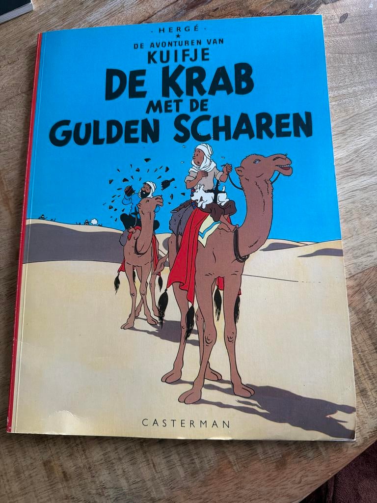 Kuifje: De Krab met de Gulden Scharen - Casterman, Boeken, Eén stripboek, Ophalen of Verzenden, Gelezen