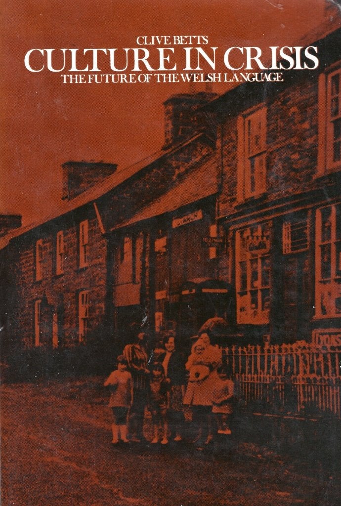 Culture in Crisis: Future of the Welsh Language BOEK Engels, Ophalen of Verzenden, Gelezen, Clive Betts