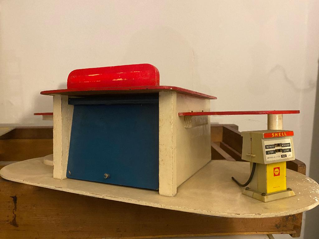 Houten garage speelgoed, Ophalen, Gebruikt, Overige typen