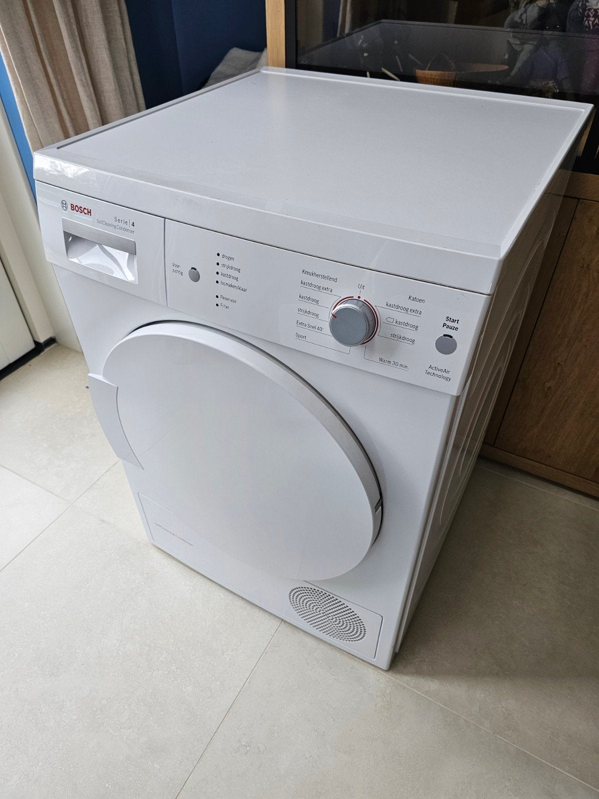 Bosch Serie 4 SelfCleaning Condenser droger, Ophalen, Energieklasse A of zuiniger, Gebruikt, 8 tot 10 kg