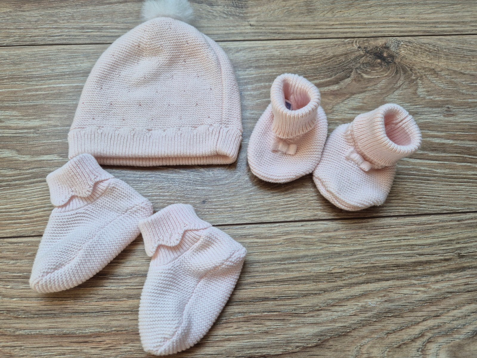 Jacadi mutsje met slofjes newborn, Slofjes, Nieuw, Ophalen of Verzenden, Jacadi