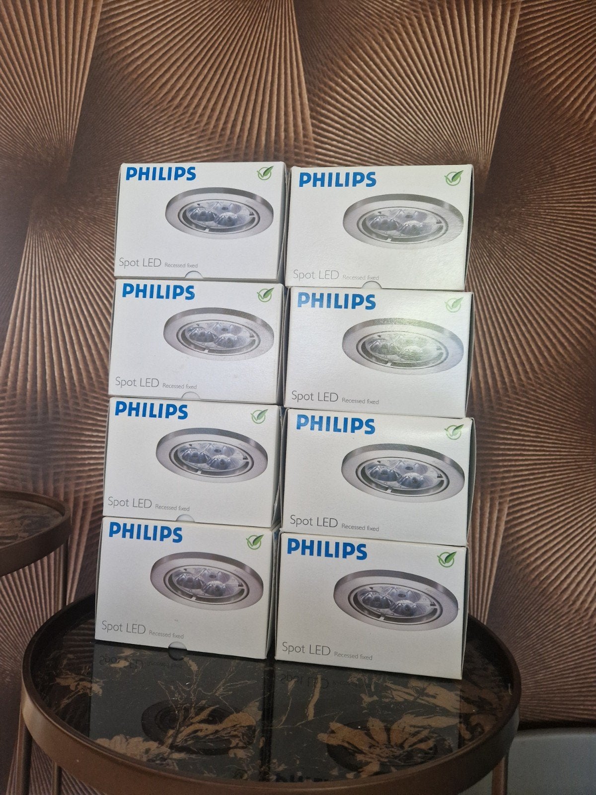 Nieuwe Philips LED Inbouwspots - Set van 8, Inclusief lichtbron, Nieuw, Ophalen of Verzenden, LED