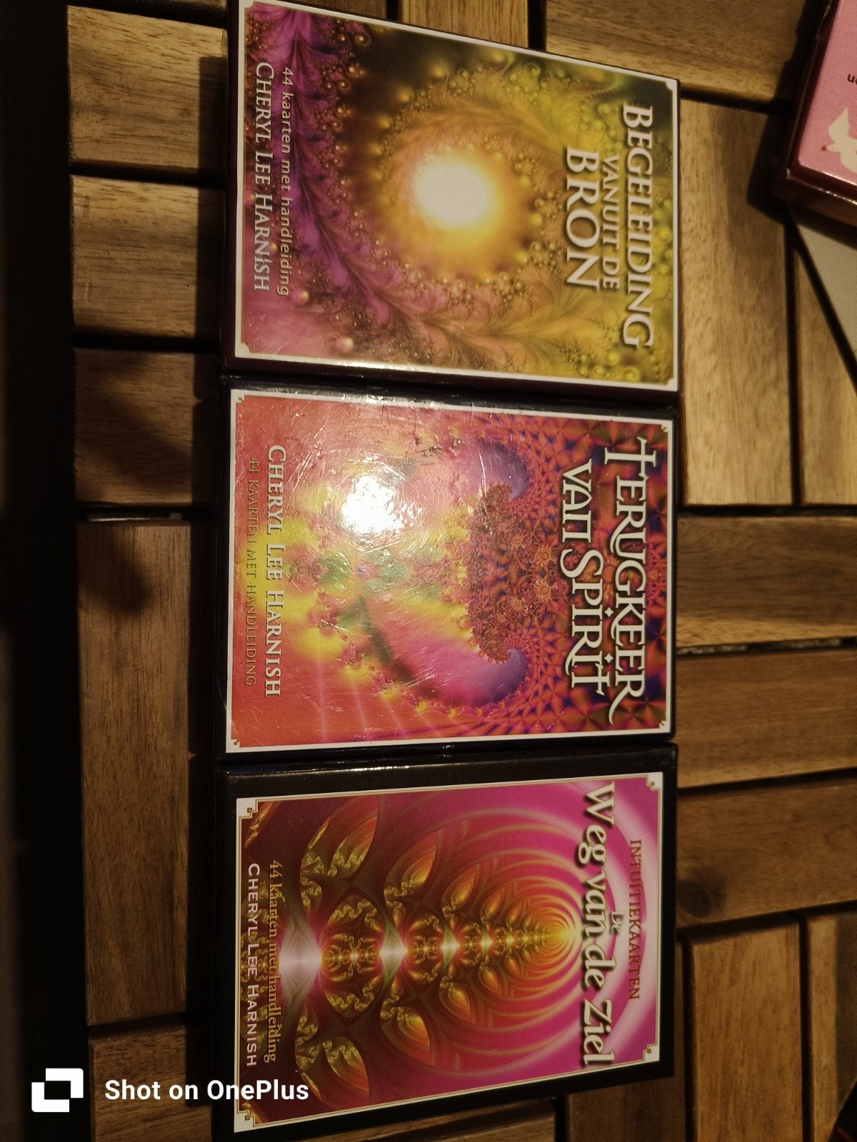 Cheryl Lee Harnish - Intuïtiekaarten (3 sets), Boeken, Spiritualiteit algemeen, Overige typen, Ophalen of Verzenden, Zo goed als nieuw