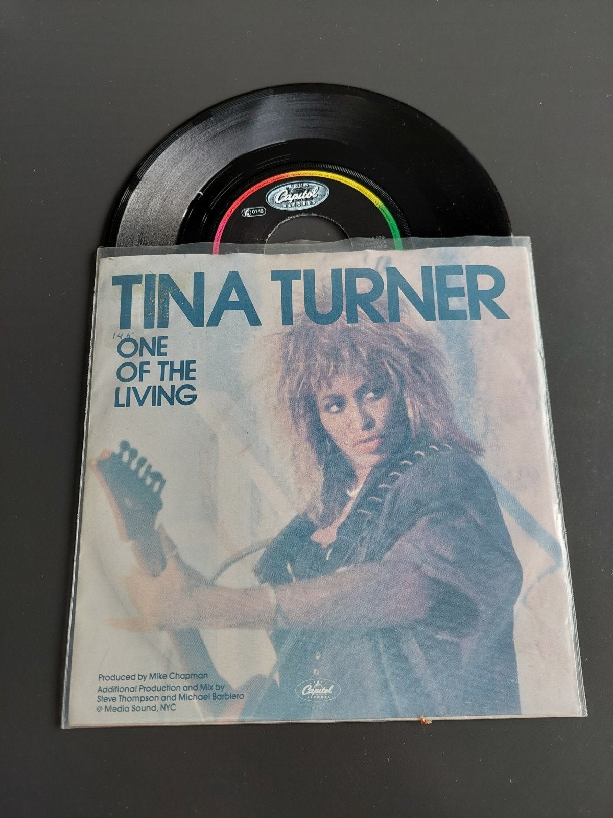 Tina Turner one of the living, Cd's en Dvd's, Ophalen of Verzenden, Gebruikt, 7 inch, Overige genres