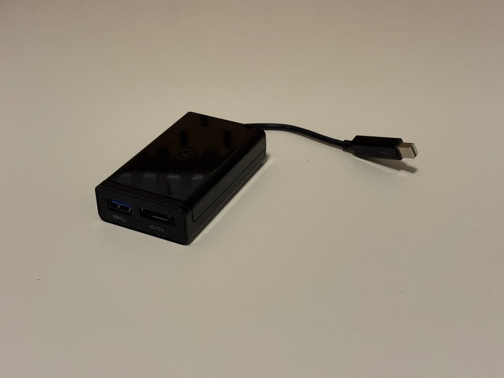 Kanex Thunderbolt naar eSATA + USB 3.0 adapter, Ophalen, Gebruikt