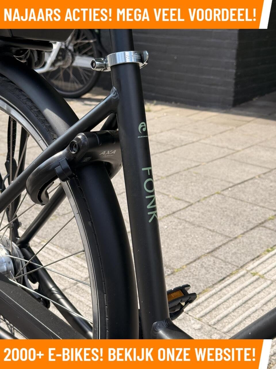 Batavus fonk Elektrische fiets met E-Motion voorwiel motor!, 47 tot 51 cm, Zo goed als nieuw, 50 km per accu of meer, Batavus