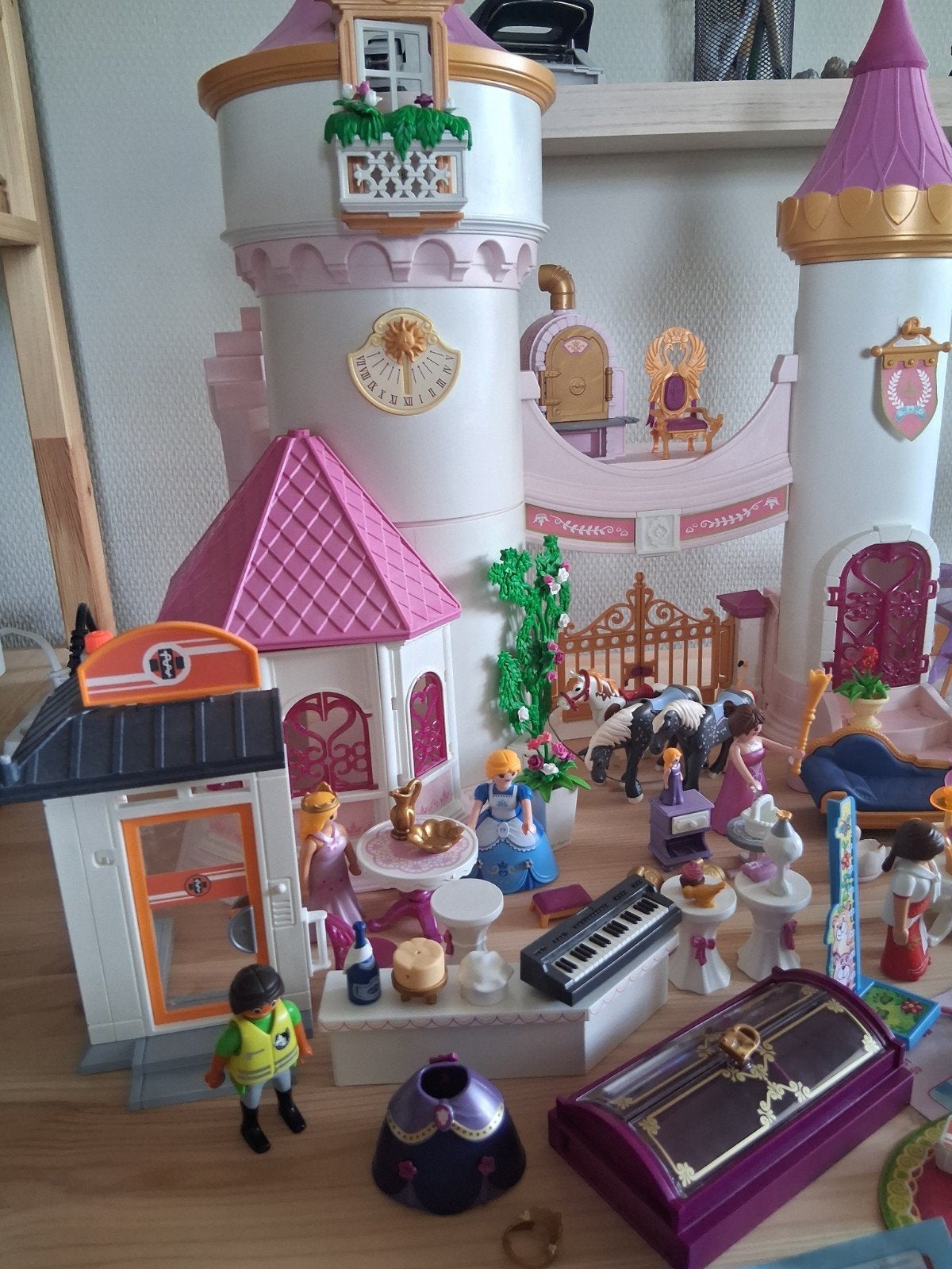 Playmobil Princess Kasteel met veel extra's, Kinderen en Baby's, Speelgoed | Playmobil, Complete set, Ophalen of Verzenden, Zo goed als nieuw