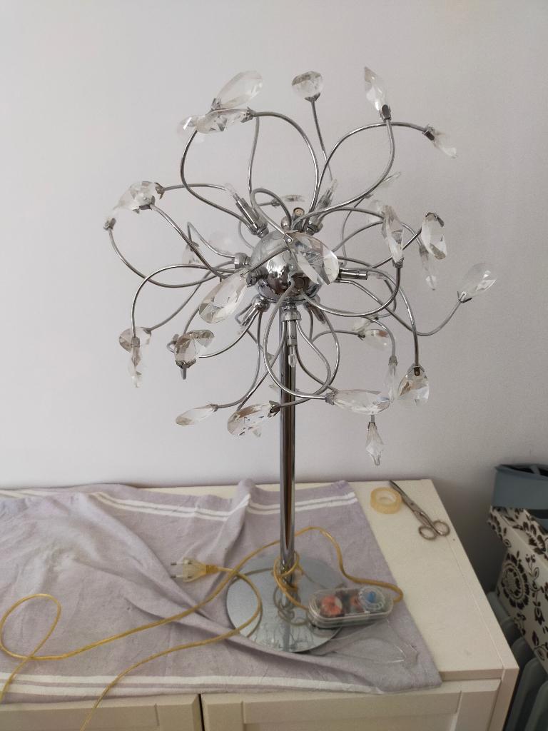 tafel lamp, Ophalen, Zo goed als nieuw, Metaal, Minder dan 50 cm