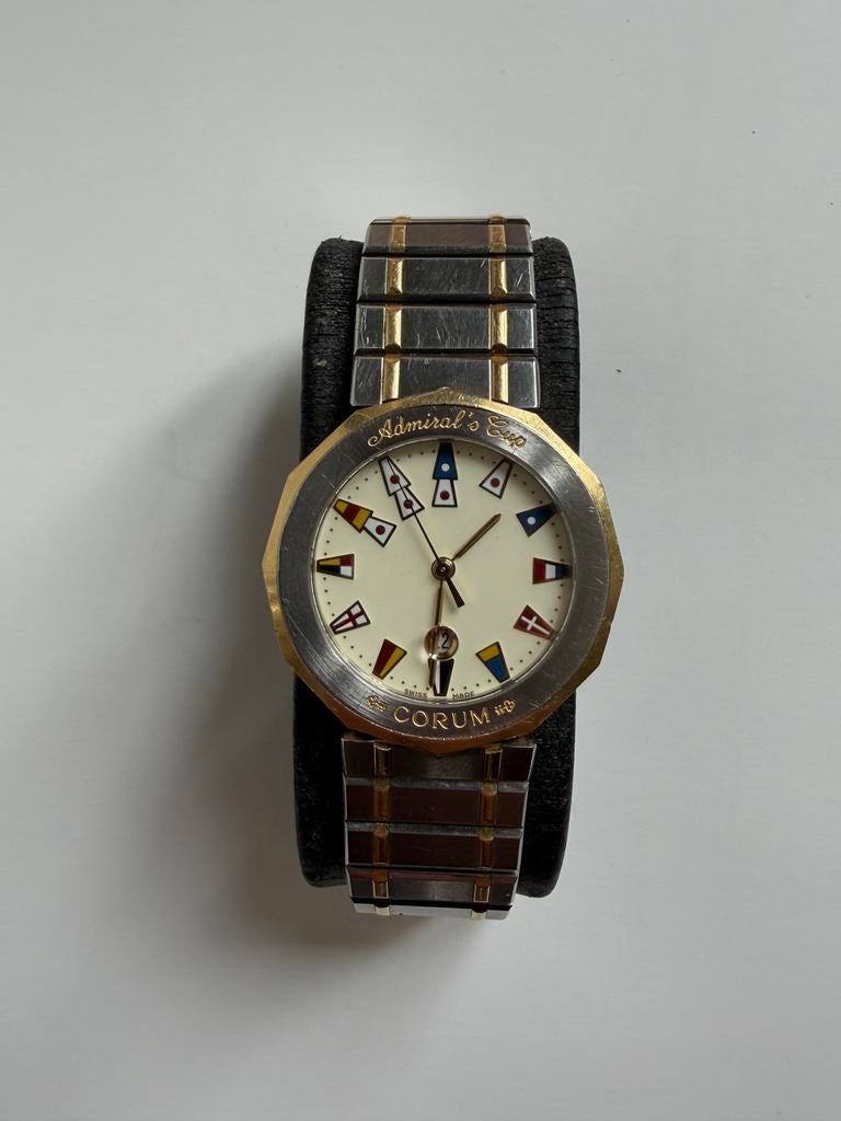 Corum Admiral’s Cup goud staal 34mm, Ophalen of Verzenden
