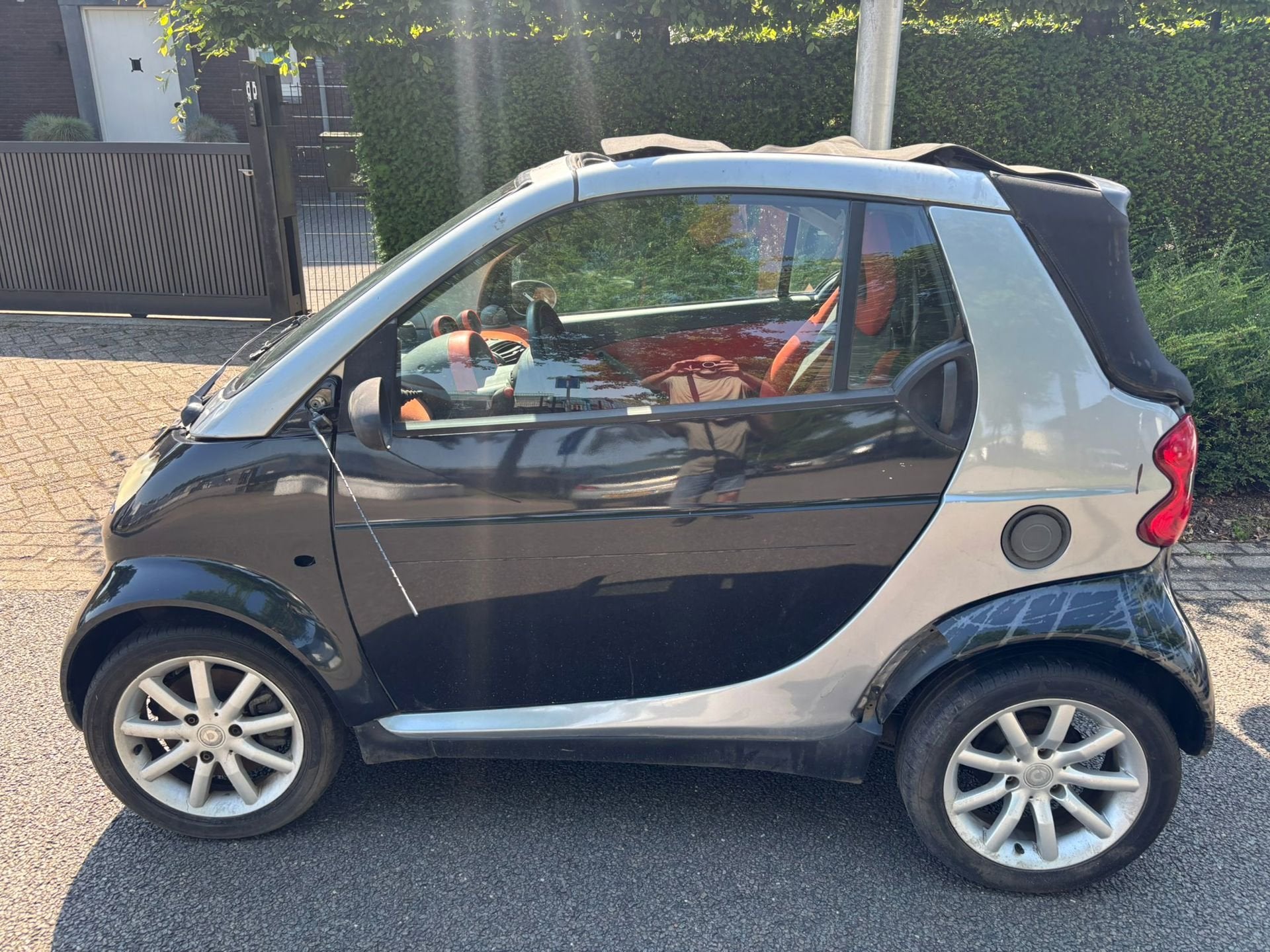 smart SMART FORTWO CABRIO 0.7 passion, Cabriolet, Handgeschakeld, Zilver of Grijs, Benzine