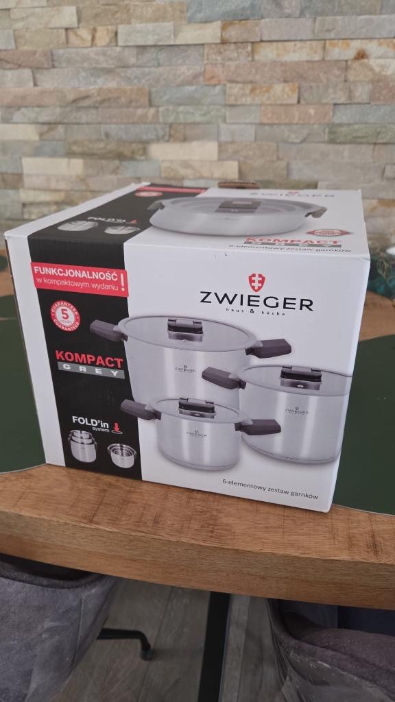 3-delige pannenset, Huis en Inrichting, Keuken | Potten en Pannen, Ophalen, Inductieplaat, Nieuw, Pannenset