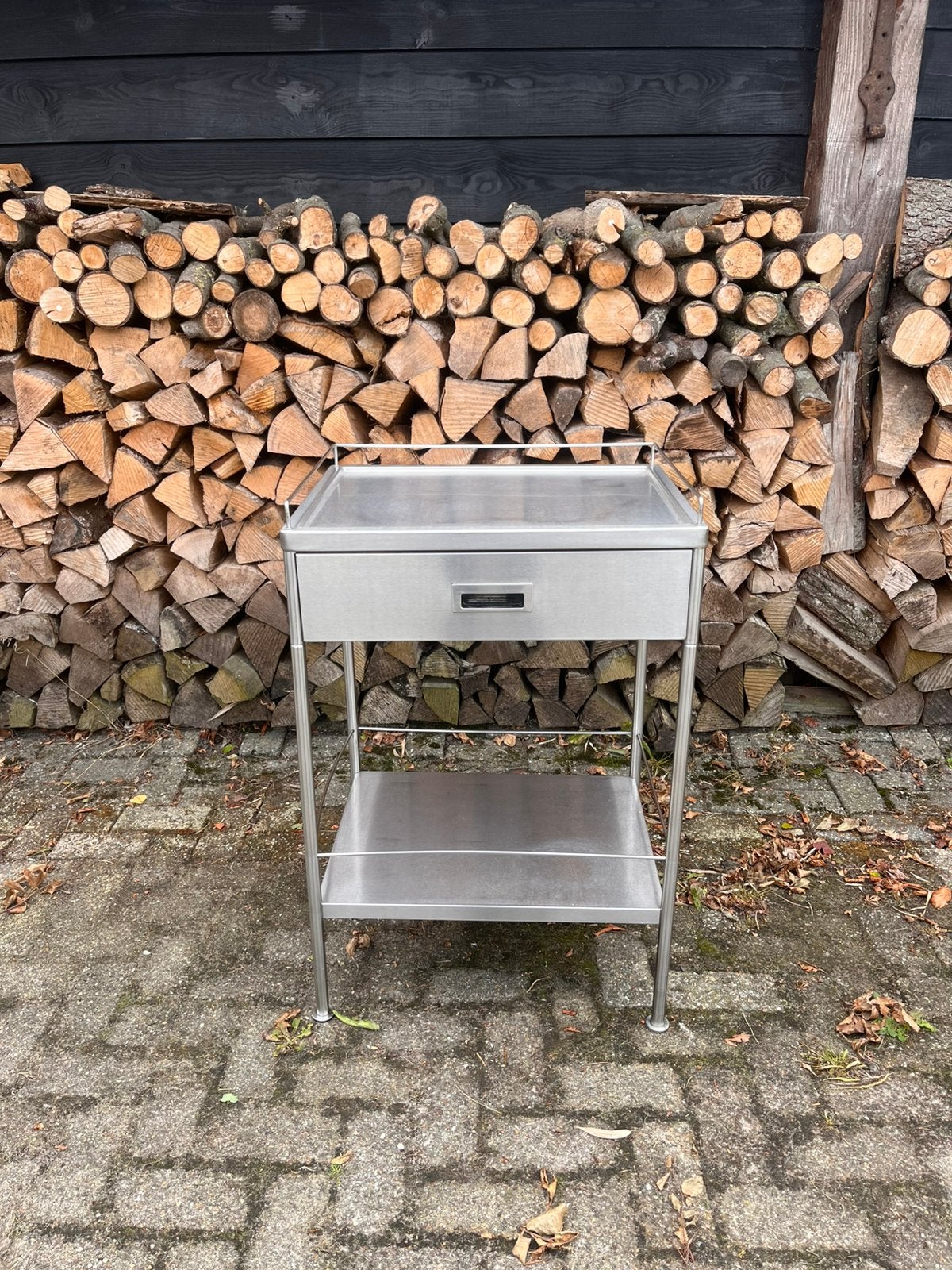 Keukentrolley van RVS, Gebruikt, IKEA, Keukentrolley, Ophalen of Verzenden