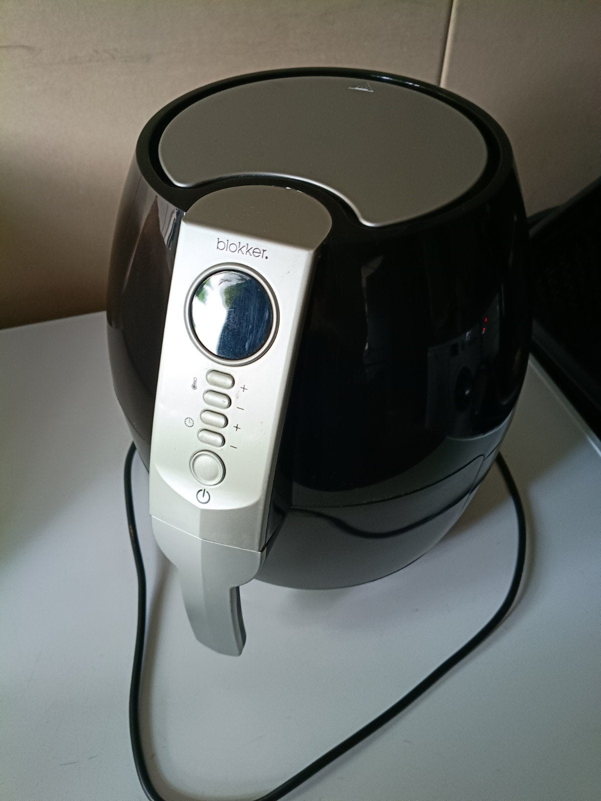 Blokker Airfryer BL-1801 - Zwart, Ophalen of Verzenden, Gebruikt, Airfryer, Minder dan 750 gram