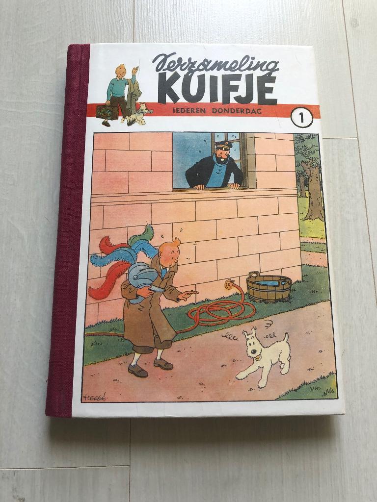 Kuifje weekblad 1946-1947 albums 1 en 2, Meerdere stripboeken, Ophalen of Verzenden, Gelezen, Hergé