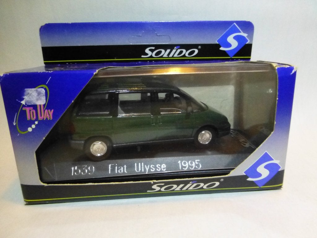 Solido Fiat Ulysse groen, Ophalen of Verzenden, Zo goed als nieuw, Auto, Solido