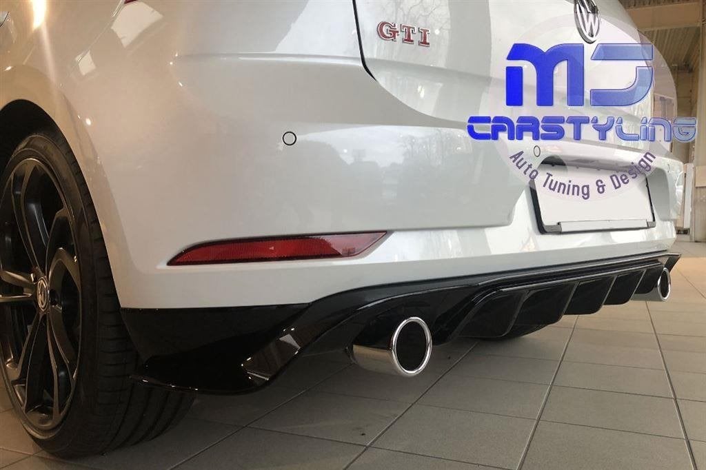 VW Golf 7 Facelift – Achterbumper diffuser [TCR Look], Ophalen of Verzenden, MJ-Carstyling, Info@mj-carstyling.net, Sibeliusstraat 81 5011JH Tilburg