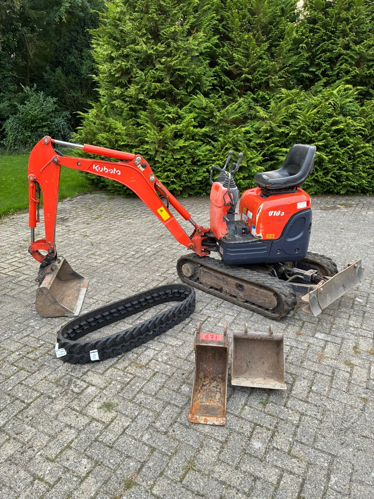 Kubota U10-3 minigraver in nette staat. MARGE!, Ophalen, Graafmachine