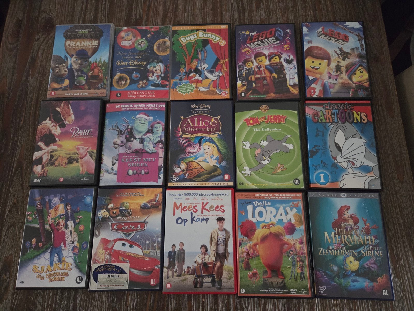 Grote collectie kinder DVD's - Diverse films en series, Gebruikt, Animatie, Alle leeftijden, Ophalen of Verzenden