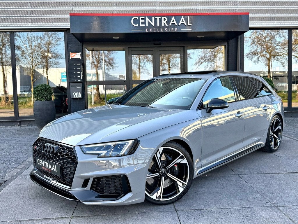 Audi RS4 Avant 2.9 TFSI Quattro 450PK|Pano|B&O|Massage|Head-, Auto's, Audi, Automaat, 1730 kg, Gebruikt, Vierwielaandrijving