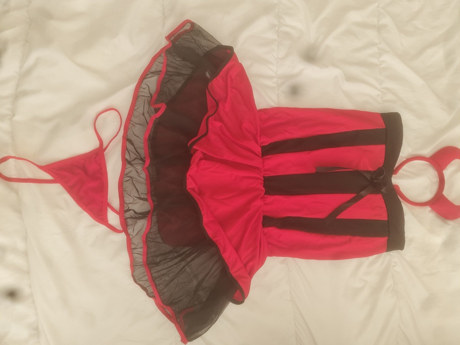 sexy devil pakje one size, Verzenden, Nieuw, Maat 38/40 (M), Carnaval