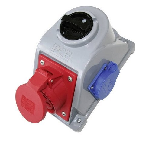 CEE 16A wand contactdoos met schakelaar 400V, Verzenden, Nieuw, Apparatuur