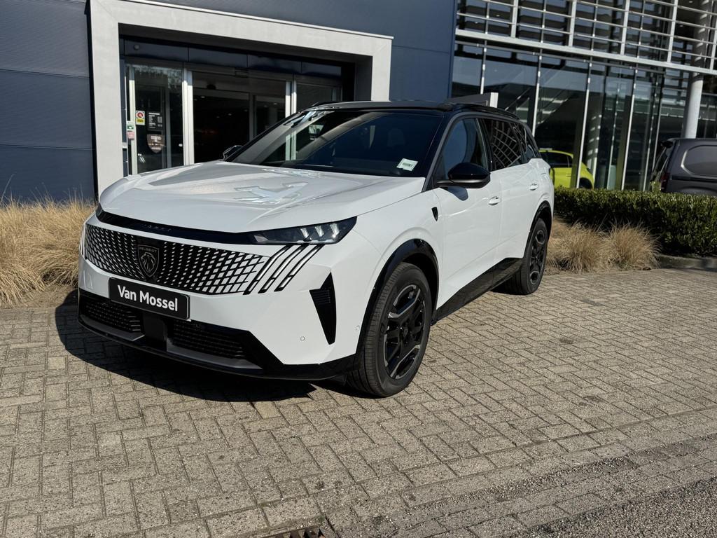 Peugeot e-5008 GT Avantage 73 kWh l Voorraad l Mistral Execu, Verwarming stoelen achter, 213 pk, 7 stoelen, Wit