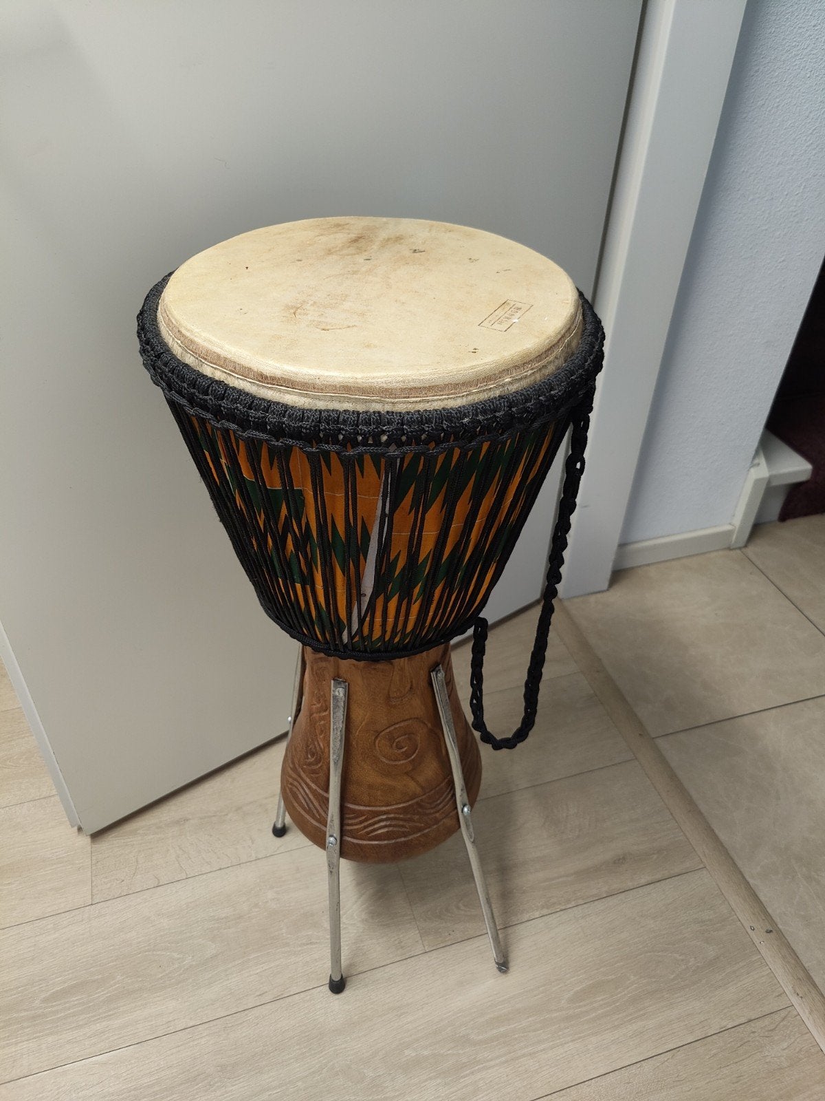 Afrikaanse Djembe - Handgemaakte Trommel, Ophalen, Gebruikt, Trommel