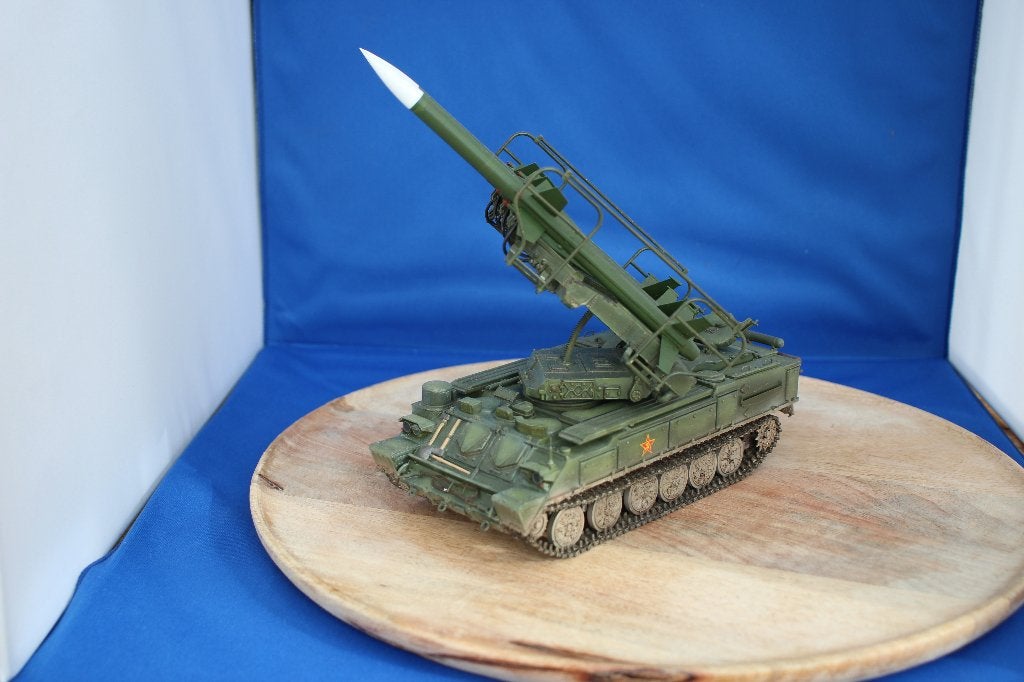Gebouwd model SAM 6 Trumpeter 1/35, Overige merken, Tank, 1:32 tot 1:50, Ophalen of Verzenden