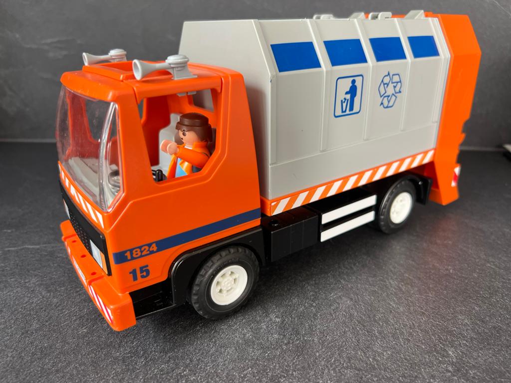 Playmobil Vuilniswagen (Retro) - Robuust en Speelklaar, Kinderen en Baby's, Speelgoed | Playmobil, Ophalen of Verzenden, Gebruikt