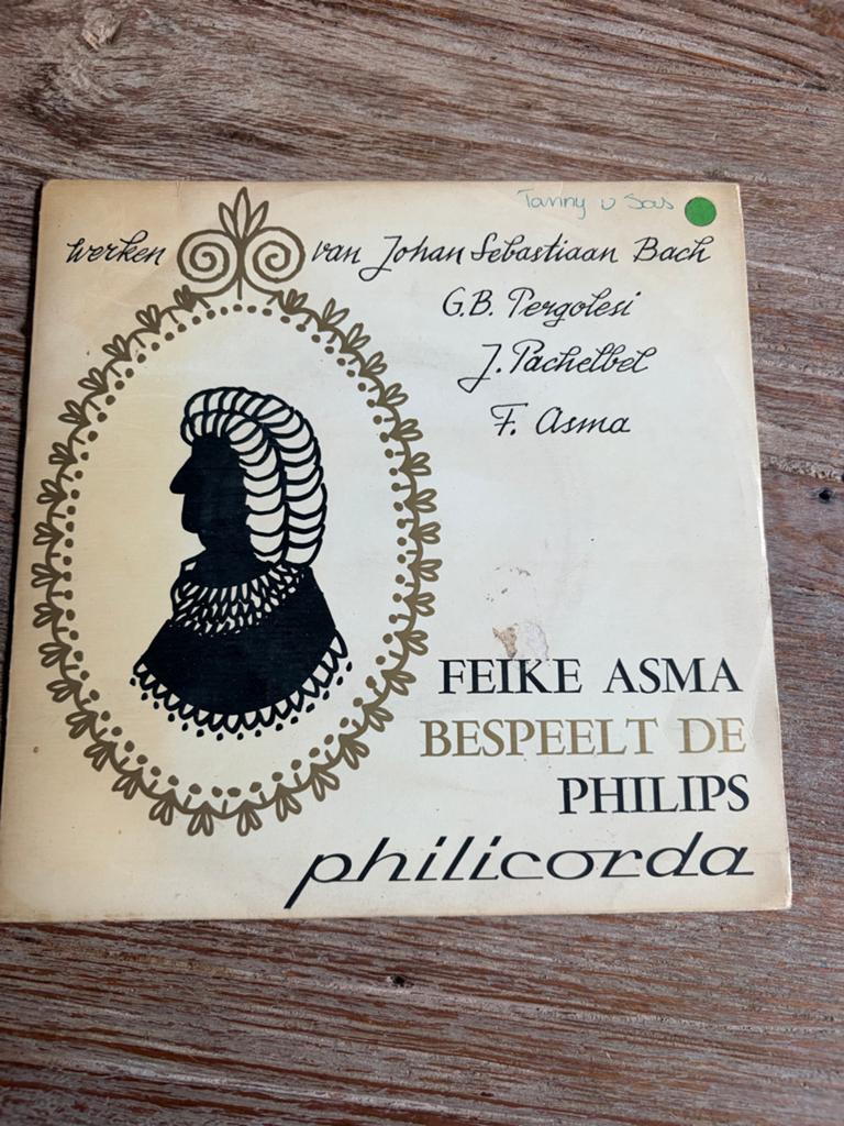 Feike asma-feike asma bespeelt de philips philicorda, Gebruikt, 7 inch, Barok, Fotohoes