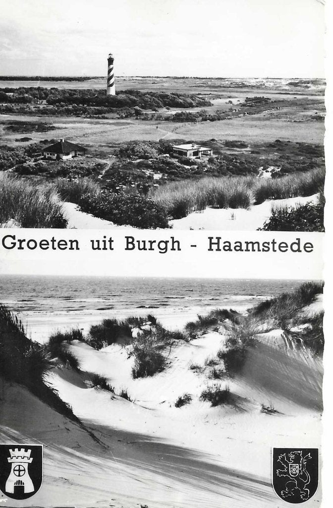 Burgh-Haamstede- -2-luik., Verzamelen, Ophalen of Verzenden, 1960 tot 1980, Gelopen, Zeeland