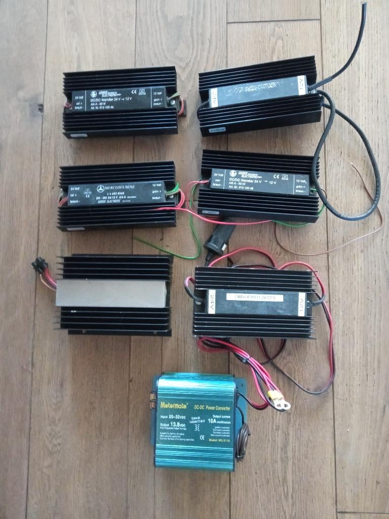 Omvormers 24 naar 12 volt, Ophalen of Verzenden, Gebruikt