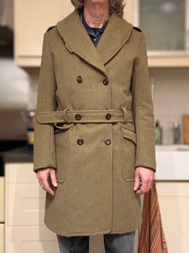 Ben Sherman wollen military coat (2009/2010) 90%wol, Kleding | Heren, Ophalen of Verzenden, Zo goed als nieuw, Maat 52/54 (L)