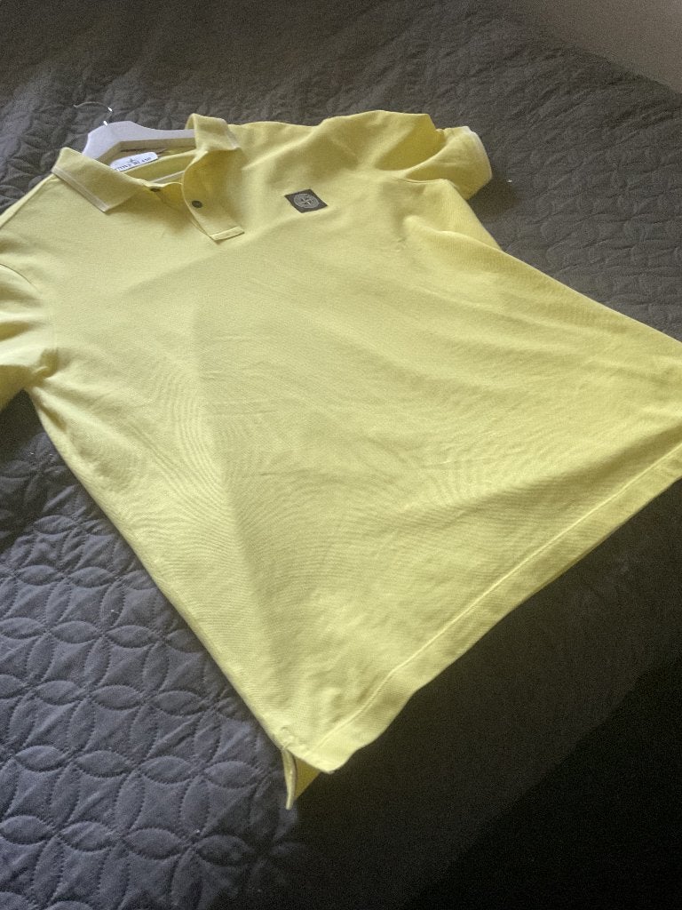stone island polo, Geel, Ophalen of Verzenden, Stone Island, Maat 56/58 (XL)