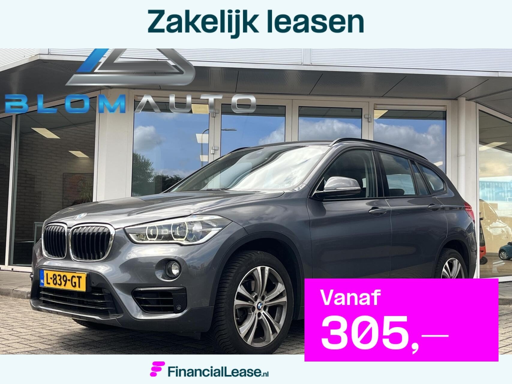 BMW X1 sDrive18i Executive SPORTSTOELEN+TREKHAAK+LED+18INCH, Stof, 3 cilinders, 1405 kg, Benzine