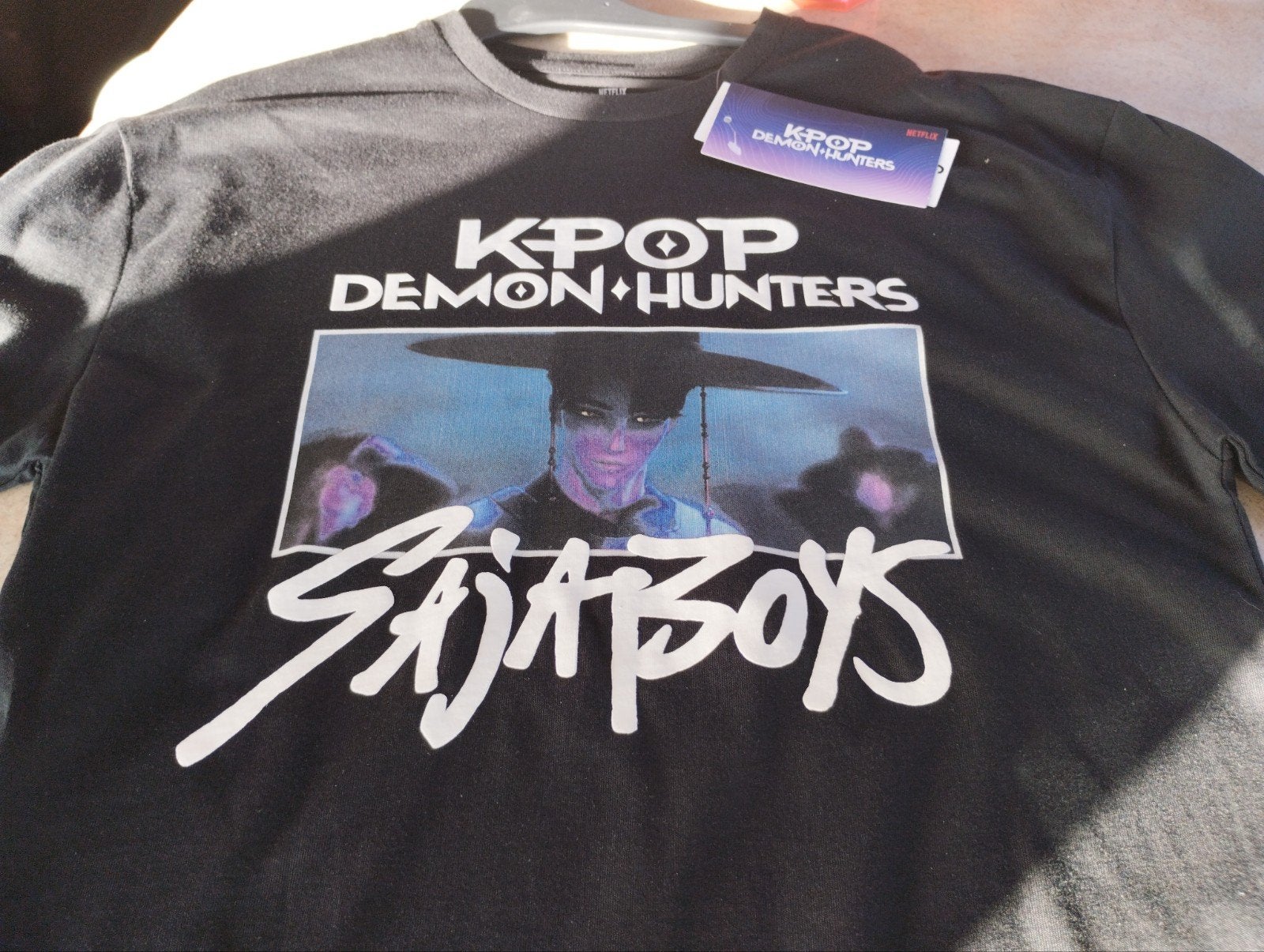 K-POP Saja Boys Demon Hunters T-shirt - Nieuw met label, Zwart, Nieuw, Overige maten, Ophalen of Verzenden