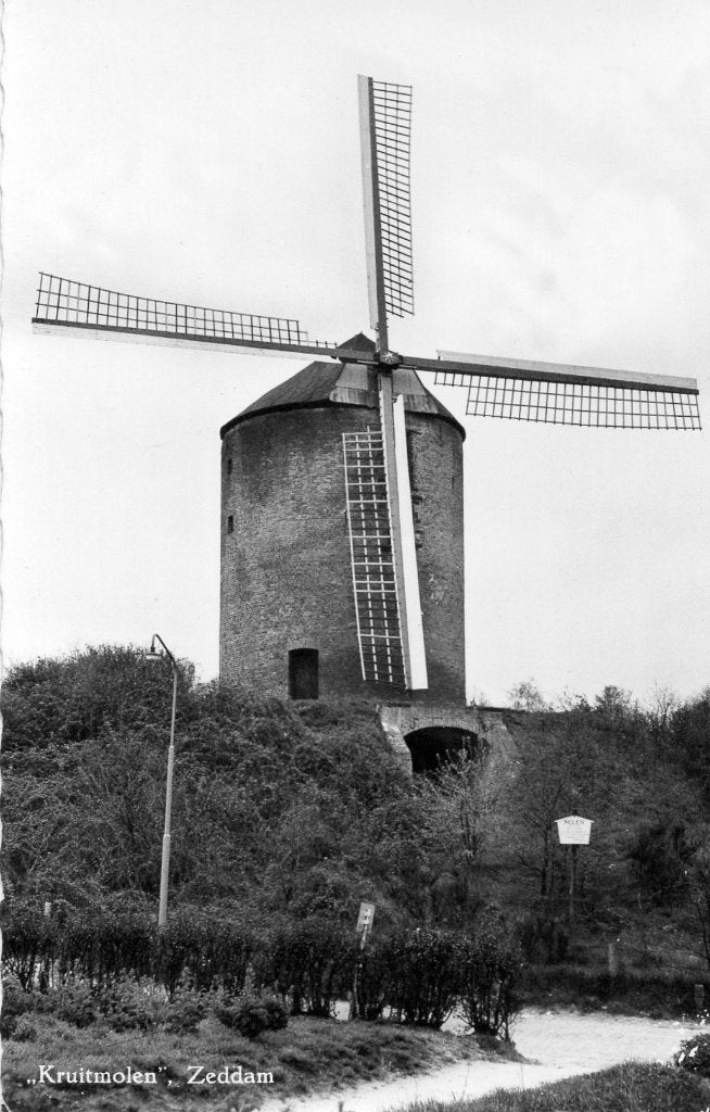 Ansichtkaart "Kruitmolen" in Zeddam, Verzenden, 1960 tot 1980, Gelopen, Noord-Brabant
