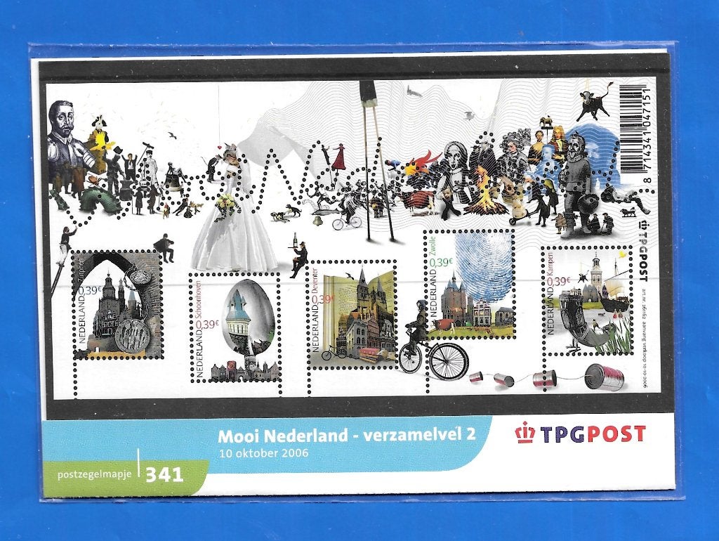 Postzegelmapje 341 Mooi Nederland Verzamelvel 2 - 2006, Verzenden, Na 1940, Postfris