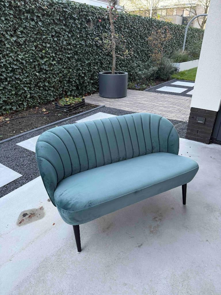 Unieke Bank (merk: Moos), Ophalen, Minder dan 75 cm, Tweepersoons, Zo goed als nieuw