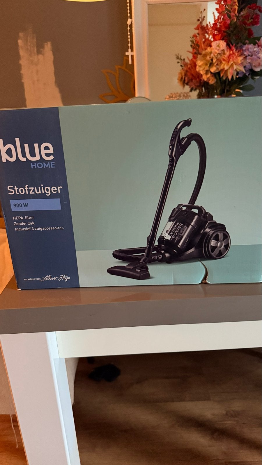 Blue Home Stofzuiger 900W met HEPA-filter en accessoires, Nieuw, Sledestofzuiger, Minder dan 1200 watt, Ophalen