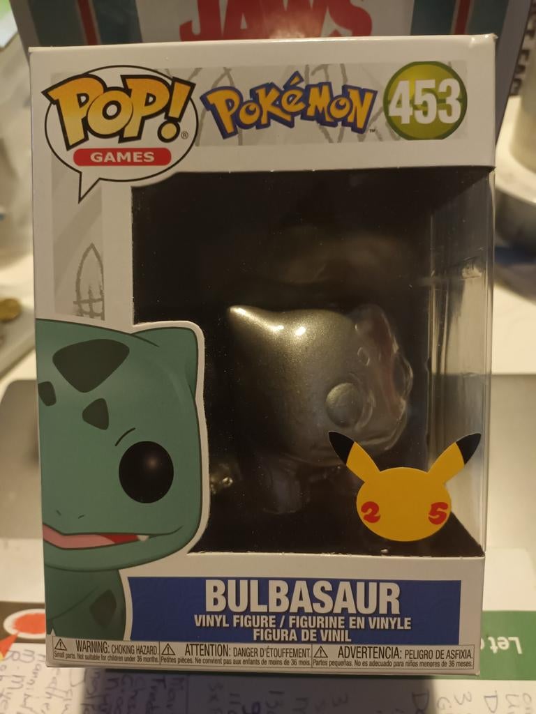 Funko Pop! Pokémon Bulbasaur #453 - Silver edition, Verzamelen, Poppetjes en Figuurtjes, Ophalen of Verzenden, Nieuw
