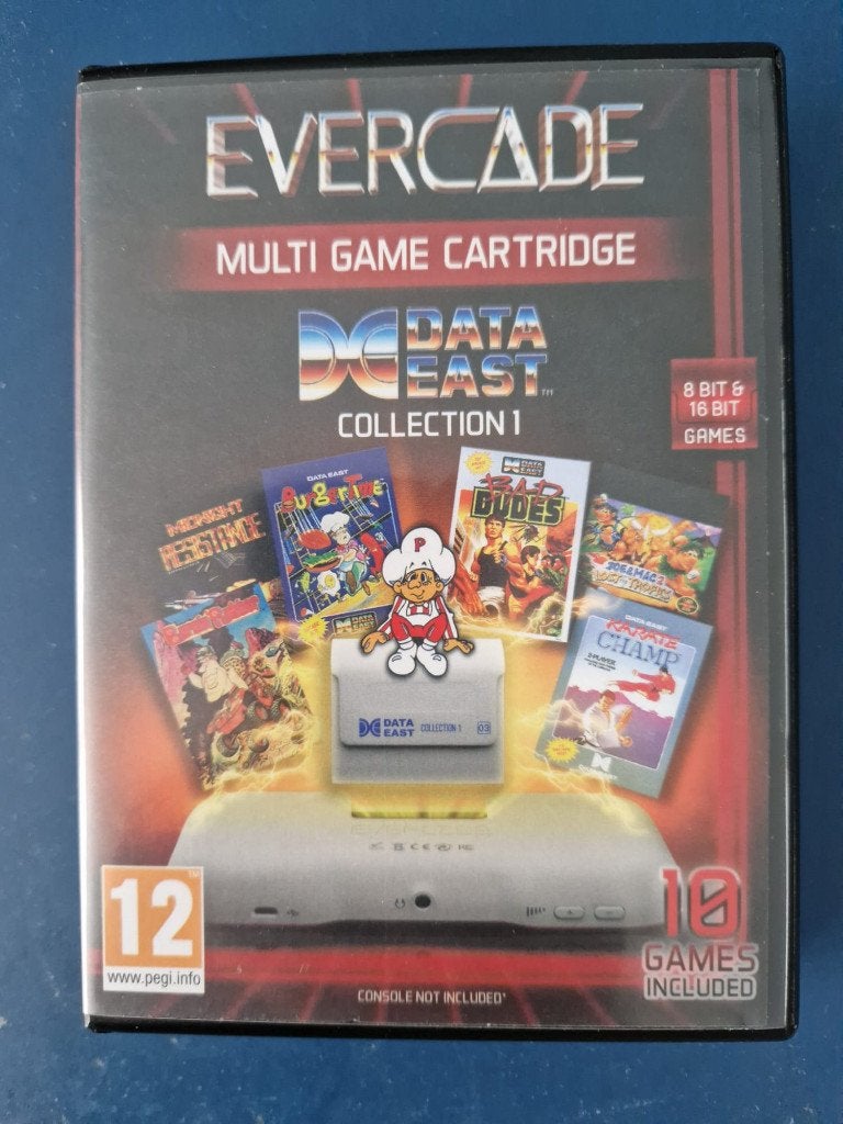 Evercade Cart: Data East Collection 1, 1 speler, Racen en Vliegen, Ophalen of Verzenden, Zo goed als nieuw